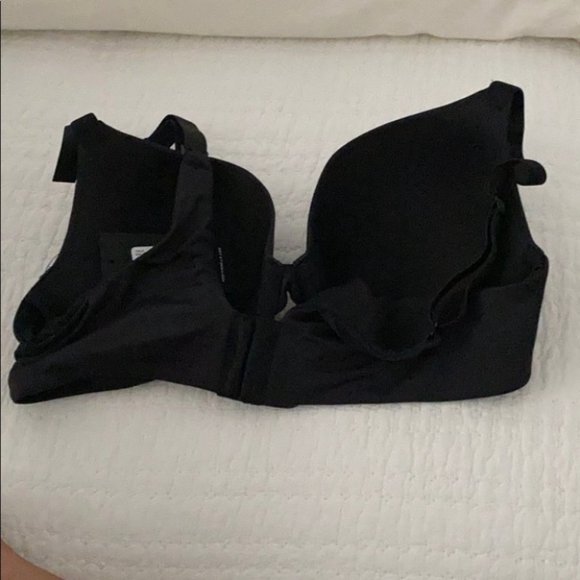 Addition Elle Women Black Deep V Plunge Bra Size 36C - Picture 4 of 5